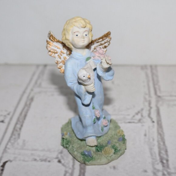 👼 March Angel Figurine · A Touch of Heaven · 4" Tall - Picture 1 of 6